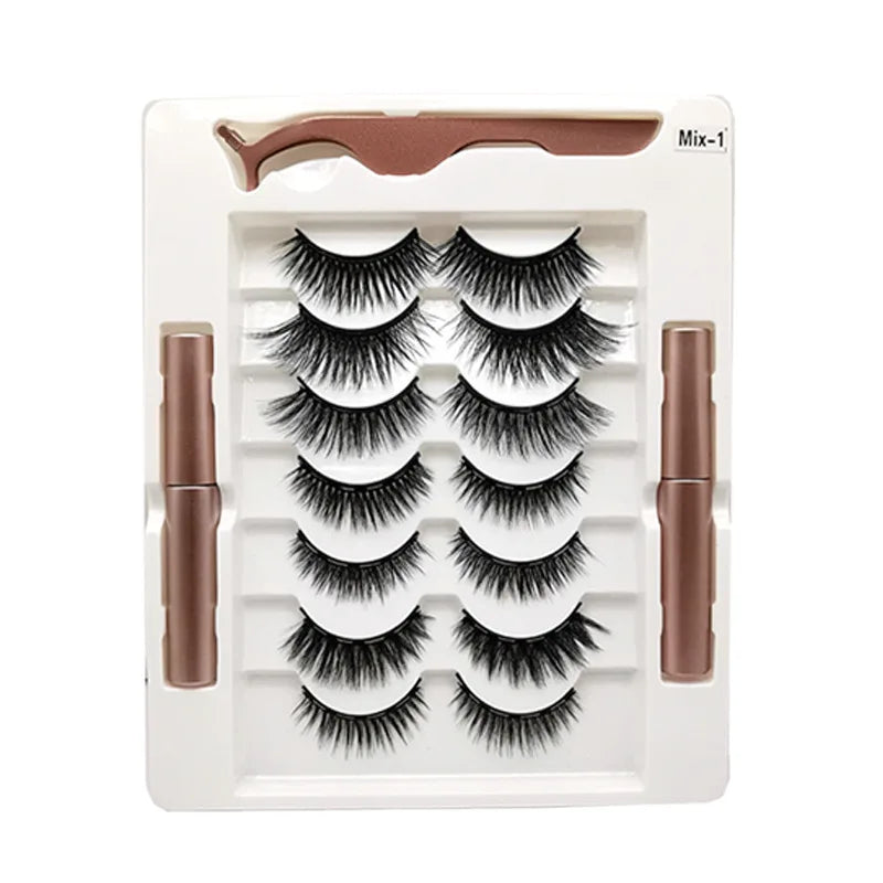 Magnetic Eyelash Kit with Eyeliner and Tweezers - product detail