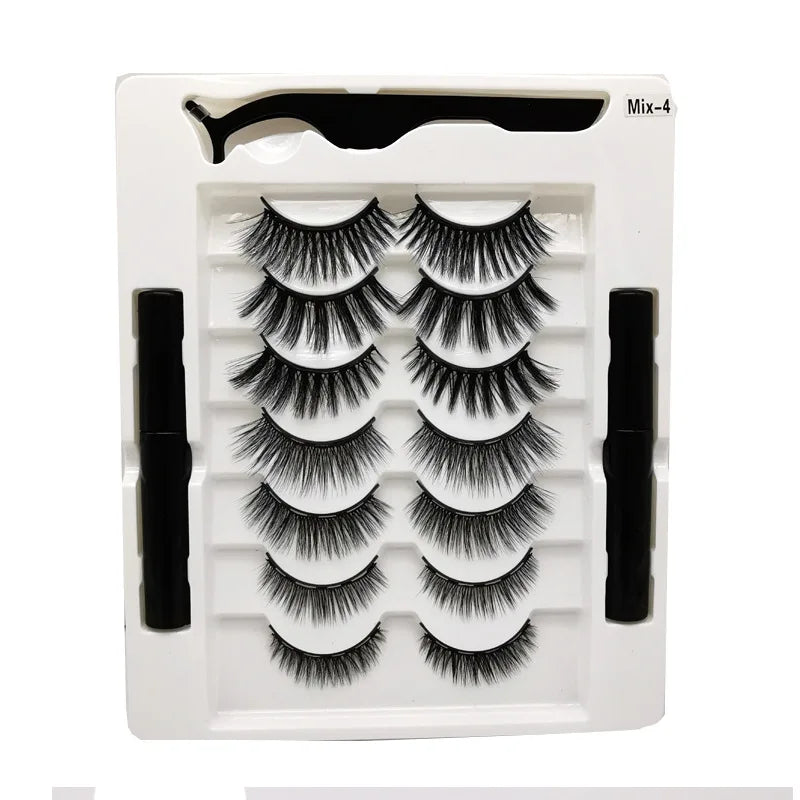 Magnetic Eyelash Kit with Eyeliner and Tweezers - product detail