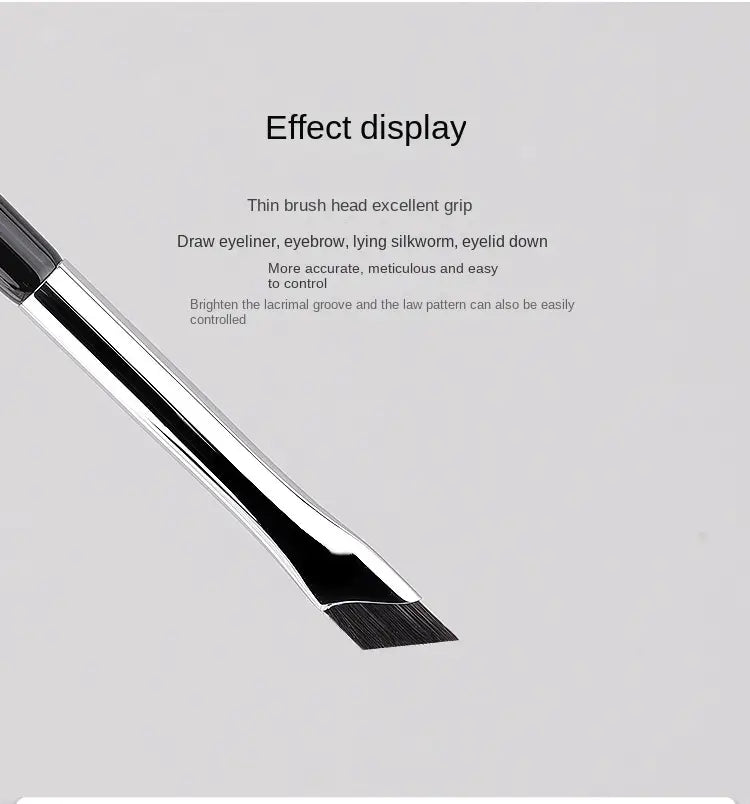 Ultra-Fine Angled Eyeliner and Brow Brush - product detail