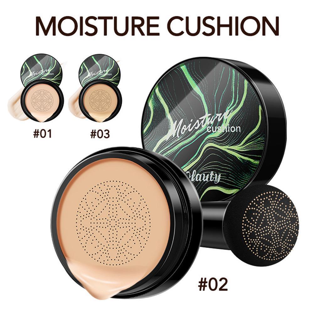 CC Cream with Mushroom Applicator, Ivory to Deep, 3 Shades - product detail