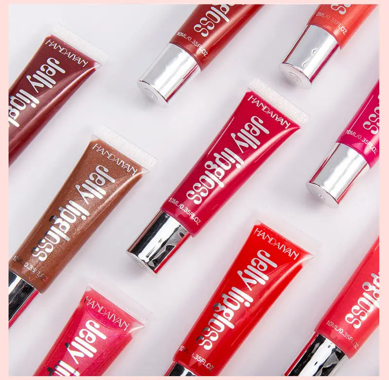 Jelly Lip Gloss, Sheer Glossy Tint, 12 Shades - product detail