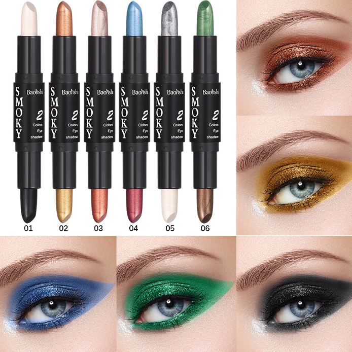 Dual-Ended Eyeshadow Stick, Shimmer and Matte - product detail