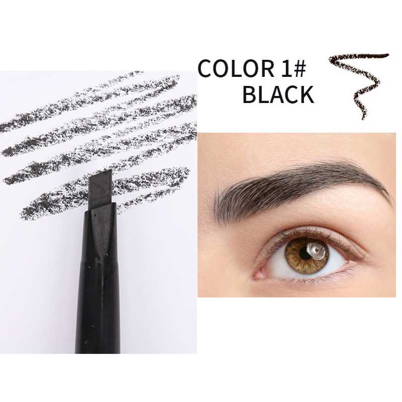 Retractable Eyebrow Pencil with Spoolie, 5 Shades - product detail