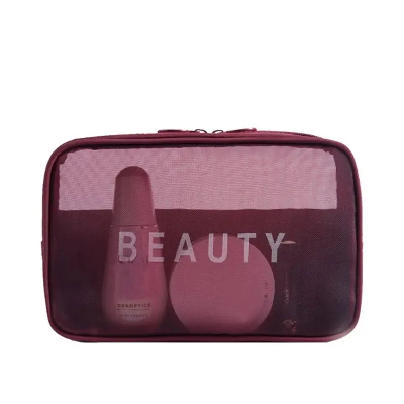 Zippered Makeup Pouch, 3 Sizes, 4 Colors - product detail