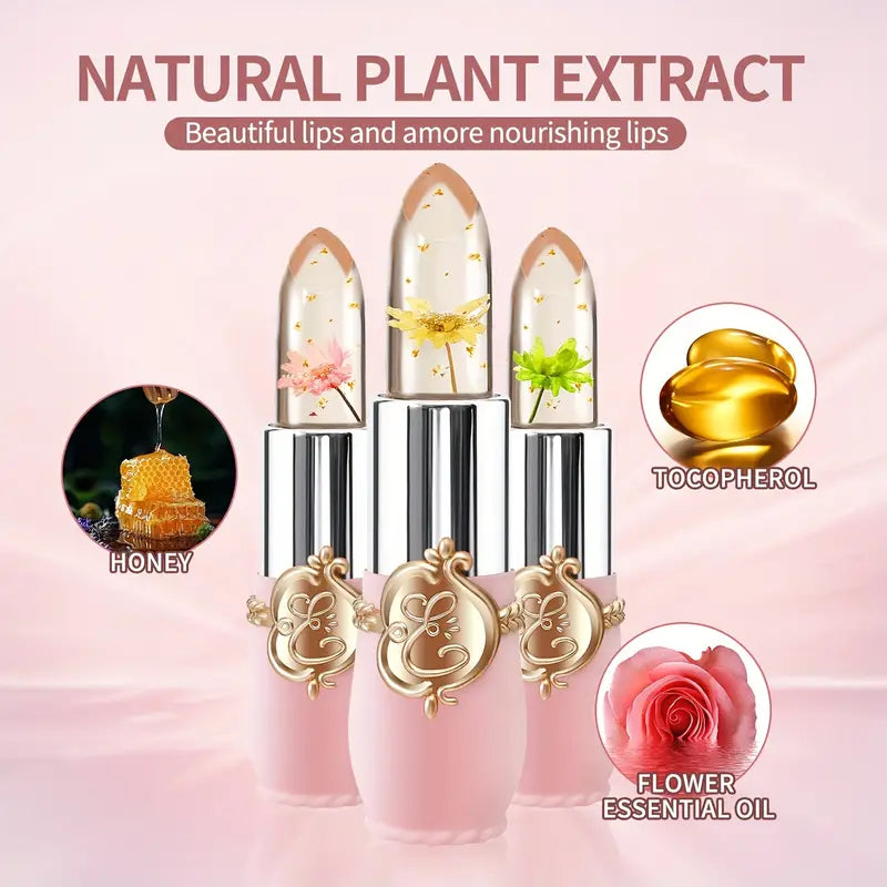 Flower Jelly Color-Changing Lip Balm, 6 Colors - product detail
