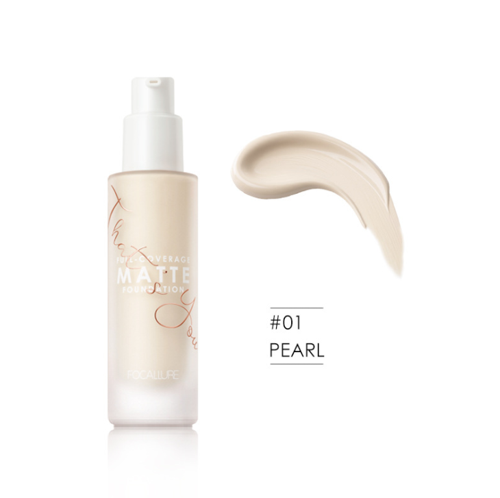 Matte Liquid Foundation, Full Coverage, 10 Shades - product detail