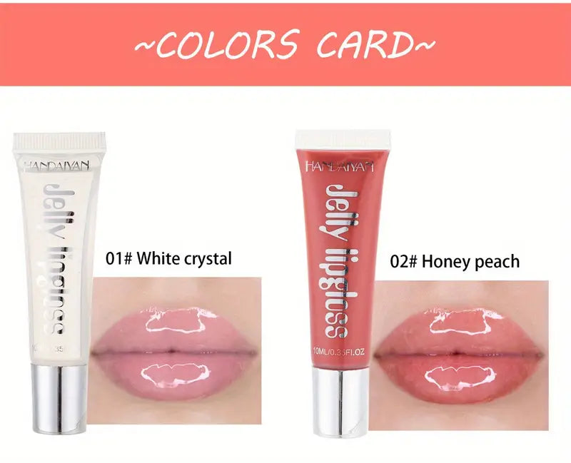 Jelly Lip Gloss, Sheer Glossy Tint, 12 Shades - product detail