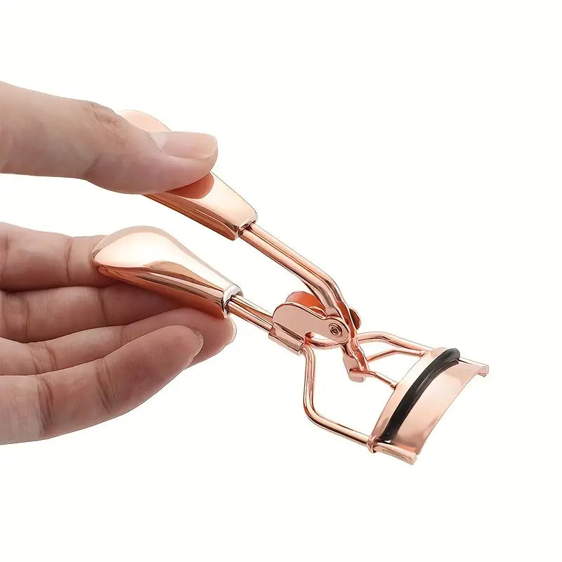 Wide Angle Eyelash Curler, Gold Finish - product detail