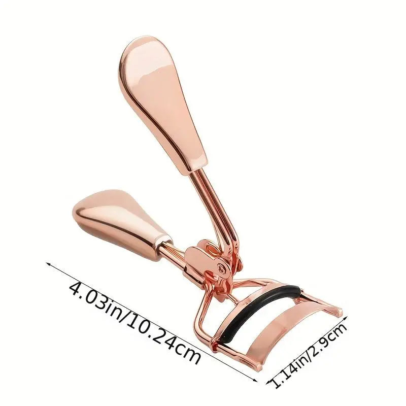 Wide Angle Eyelash Curler, Gold Finish - product detail