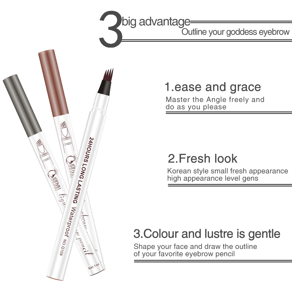 Micro-Fork Eyebrow Pen, Hair-Like Strokes, 3 Shades - product detail