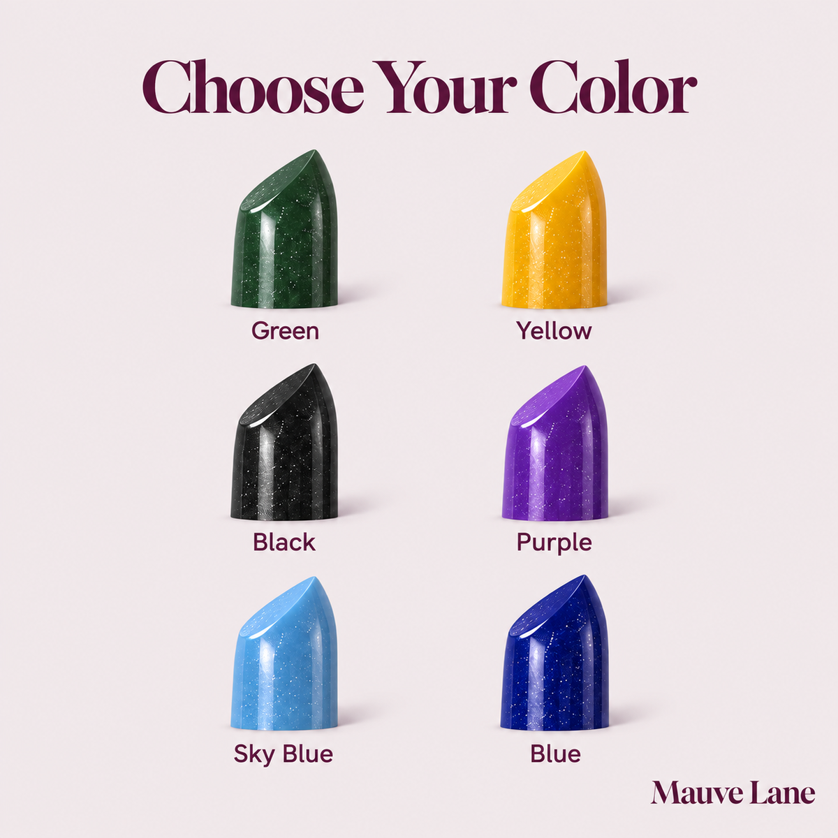 Color-Changing Lipstick Balm, 6 Colors - shade guide