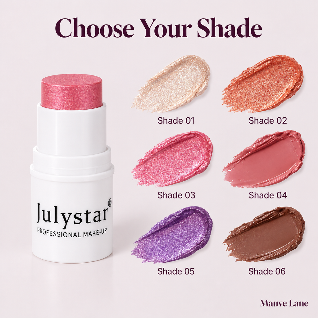 Cream Blush Stick, Soft Matte, 6 Shades - shade guide