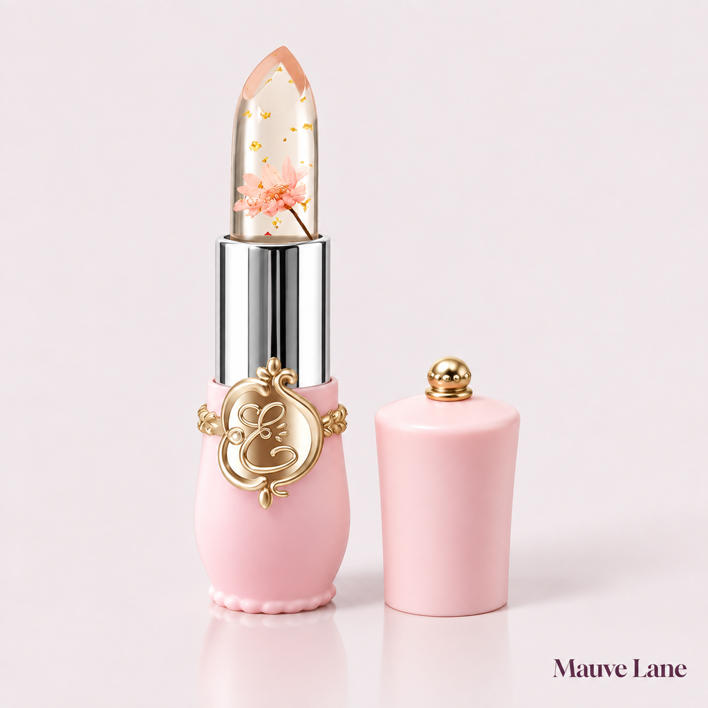 Flower Jelly Color-Changing Lip Balm, 6 Colors - studio photo