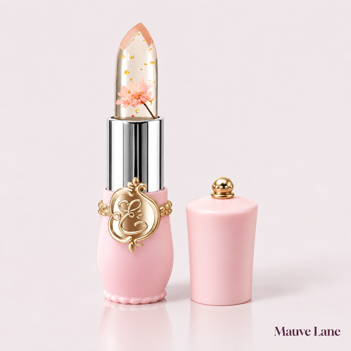 Flower Jelly Color-Changing Lip Balm, 6 Colors - studio photo