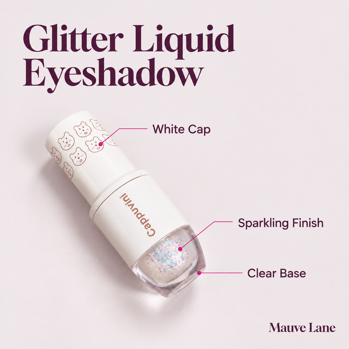Glitter Liquid Eyeshadow, Sparkling Finish - key features