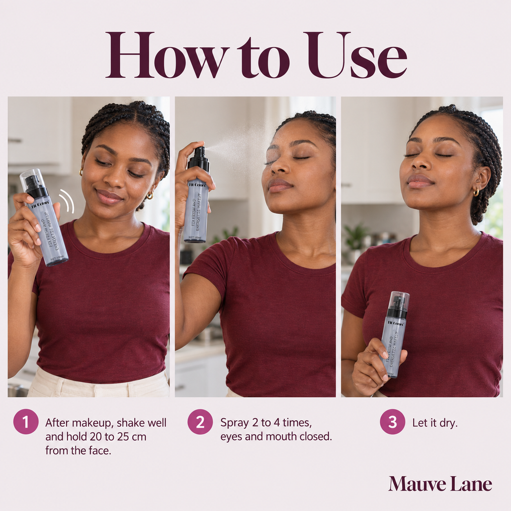 Makeup Setting Spray, Fine Mist, 100 ml - how to use