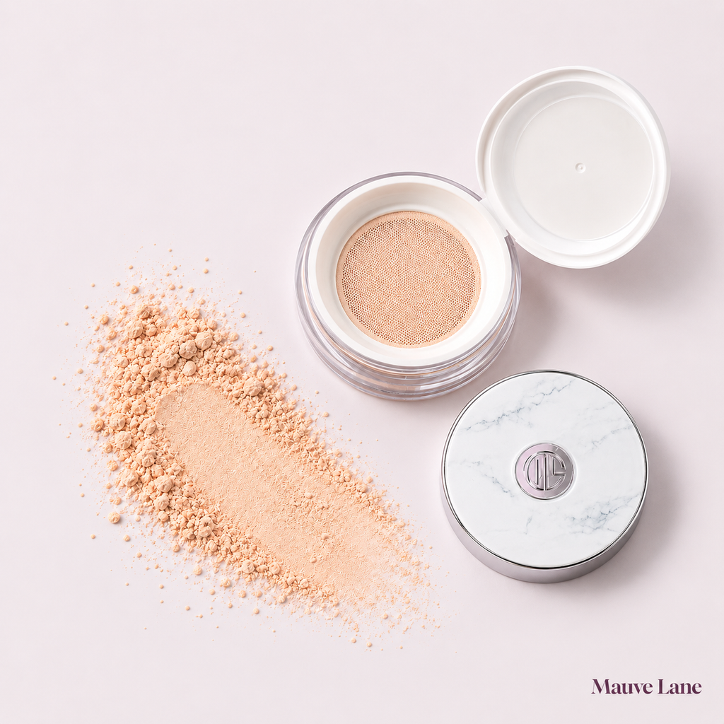Loose Setting Powder, Matte or Soft Glow, 4 Shades - detail shot