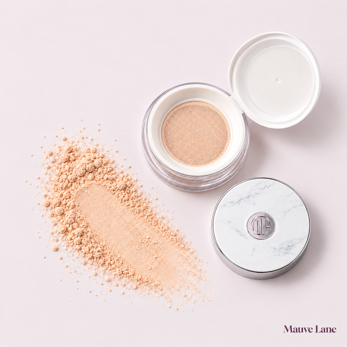 Loose Setting Powder, Matte or Soft Glow, 4 Shades - detail shot