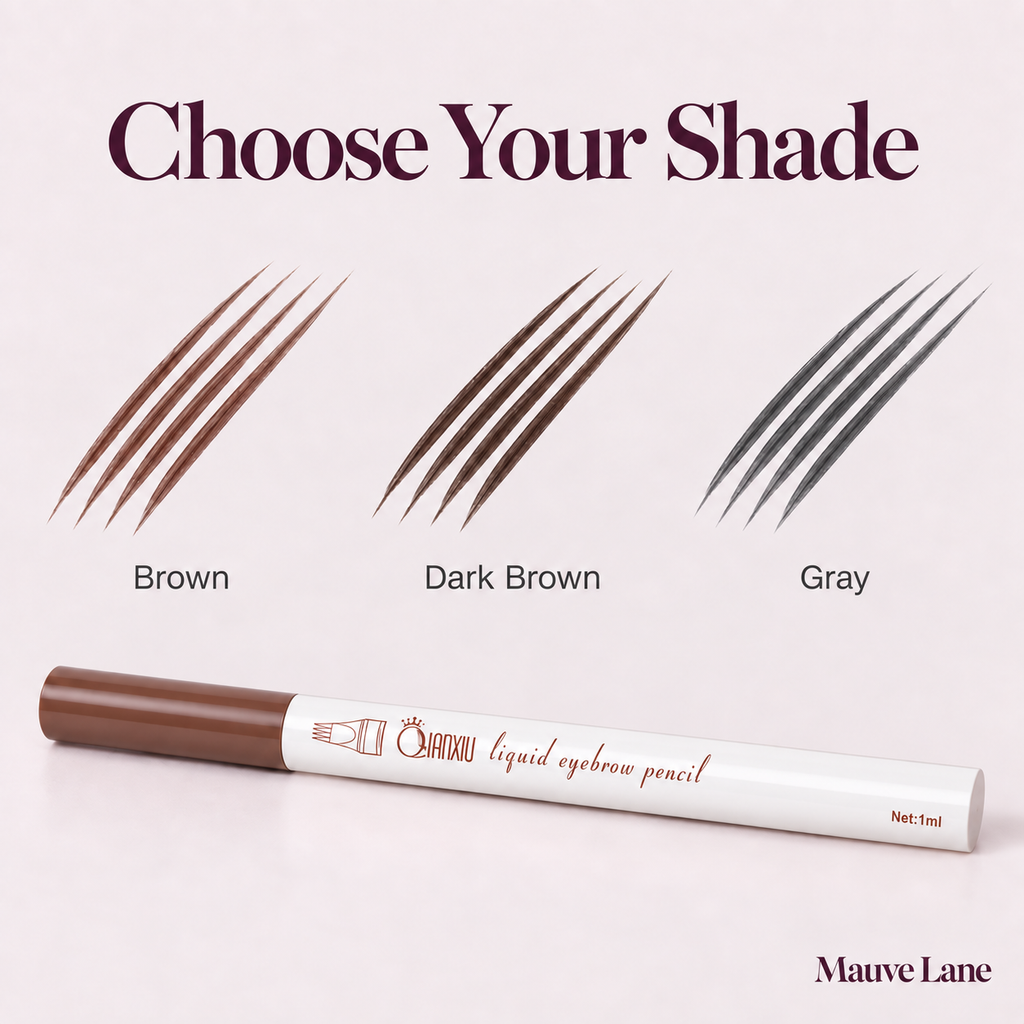 Micro-Fork Eyebrow Pen, Hair-Like Strokes, 3 Shades - shade guide