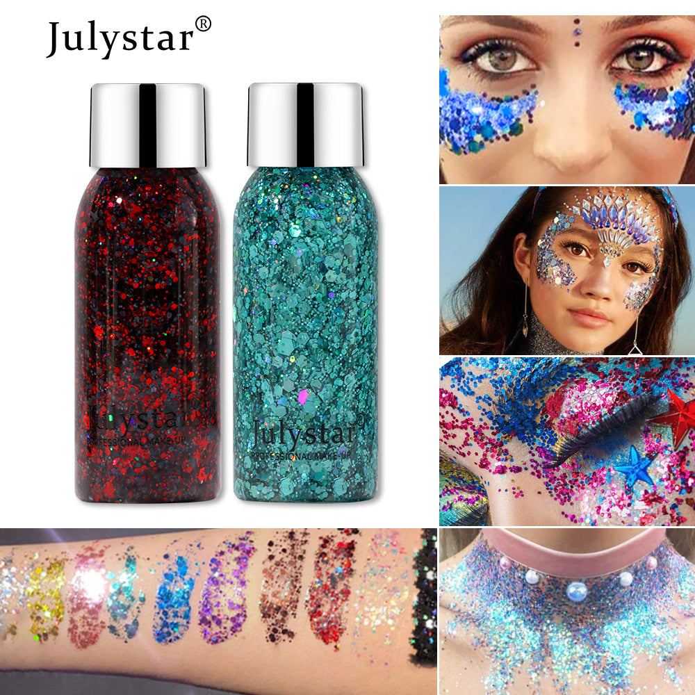 Body Glitter Gel, 30 ml, 10 Colors - product detail