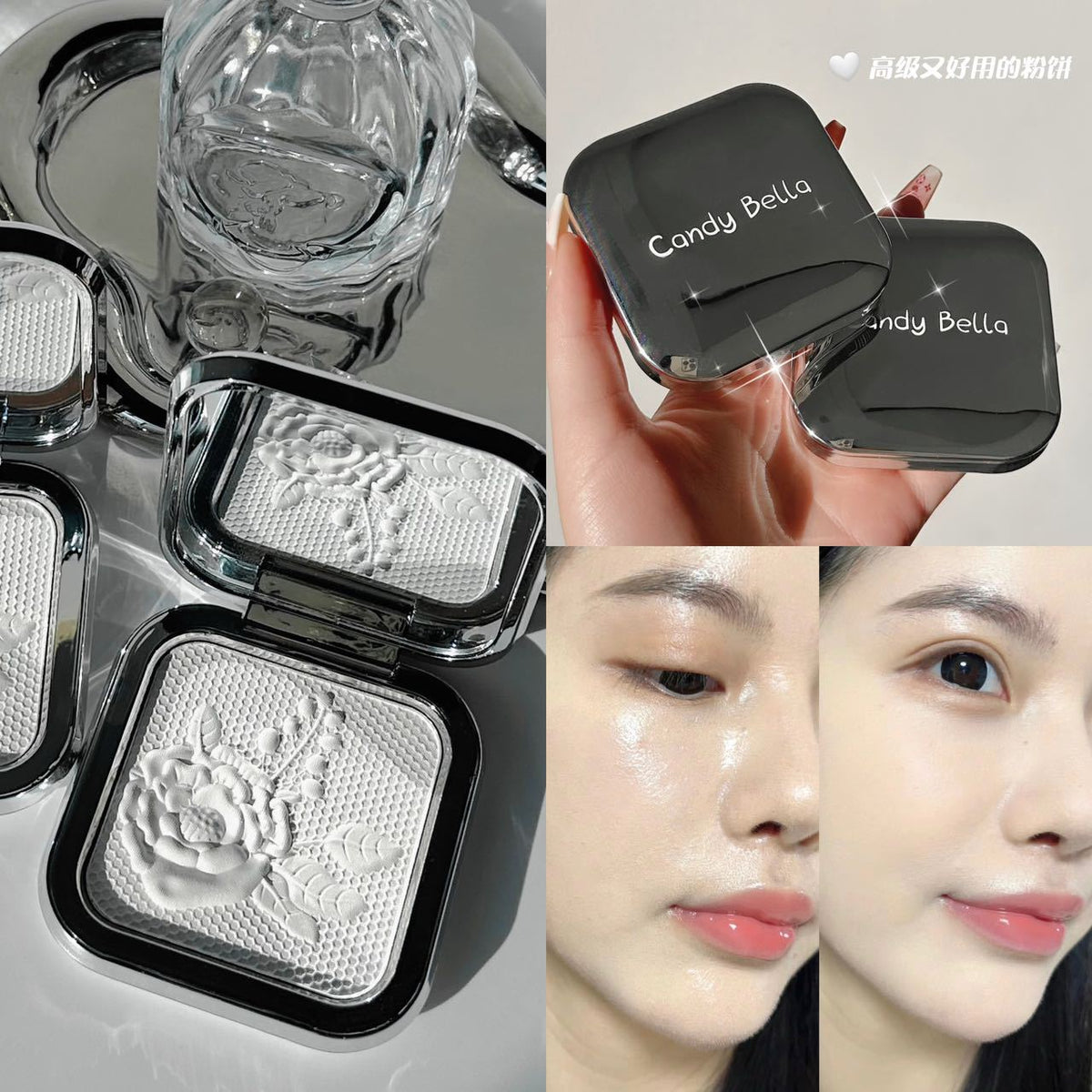 Embossed Pressed Setting Powder, Natural Finish - product detail