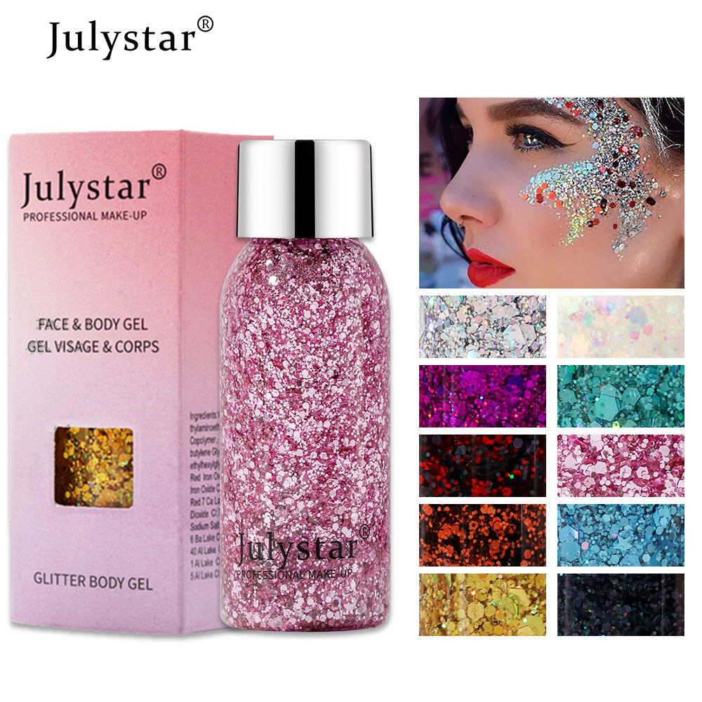 Body Glitter Gel, 30 ml, 10 Colors - product detail