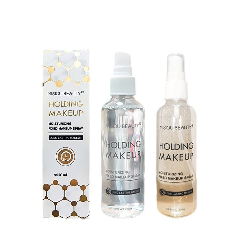 Makeup Setting Spray, 120 ml, Clear or Gold Shimmer - product detail