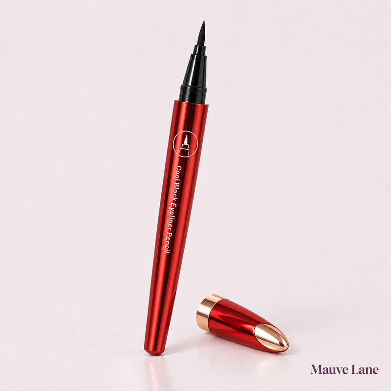 Quick-Dry Black Liquid Eyeliner - studio photo