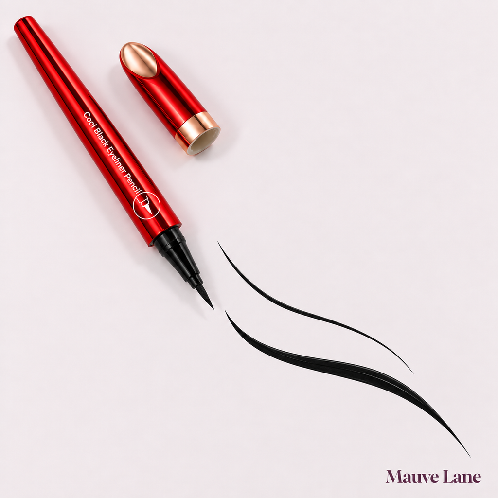 Quick-Dry Black Liquid Eyeliner - detail shot