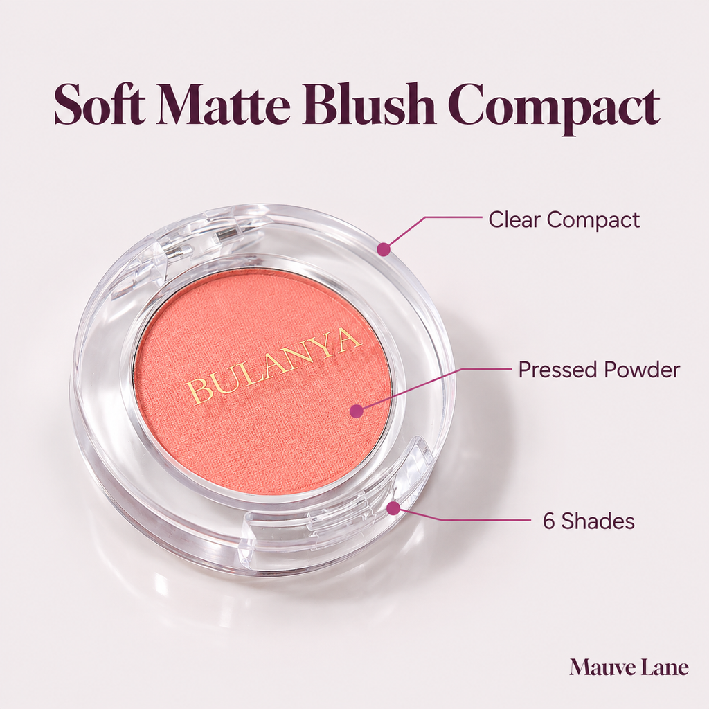 Soft Matte Blush Compact, 6 Shades - key features