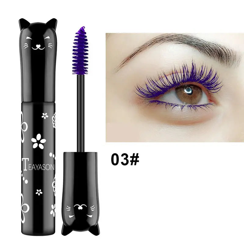 Fiber Mascara, Cat-Shaped Tube, Black or Brown - product detail