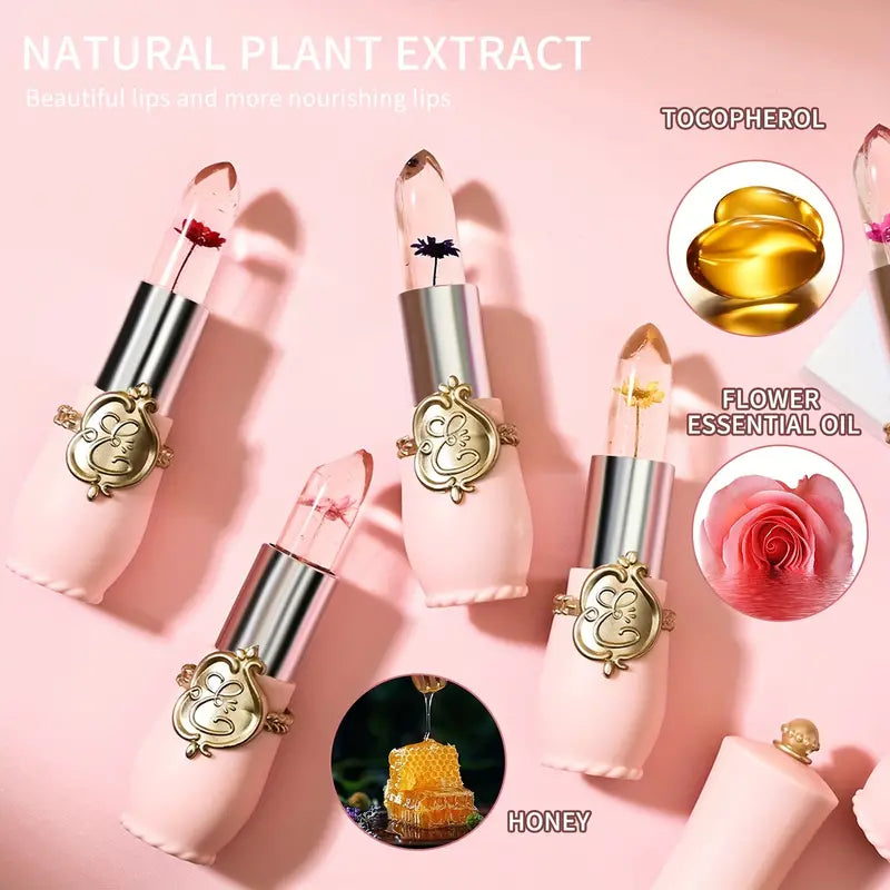 Flower Jelly Color-Changing Lip Balm, 6 Colors - product detail
