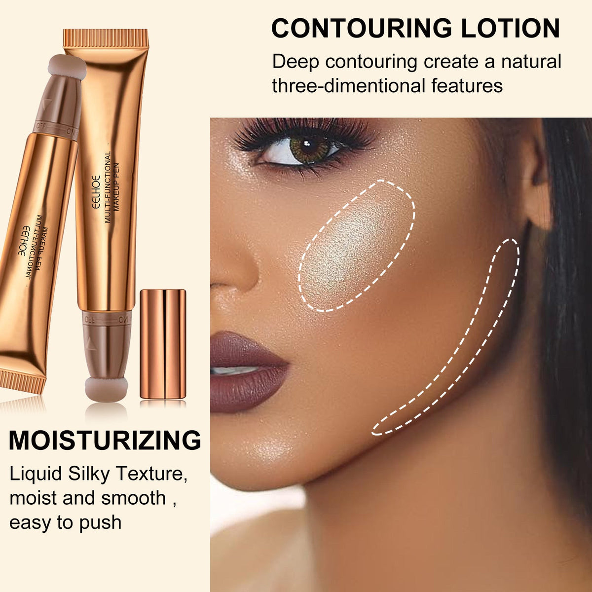 Liquid Contour and Blush Wand, Cushion Tip, 6 Shades - product detail