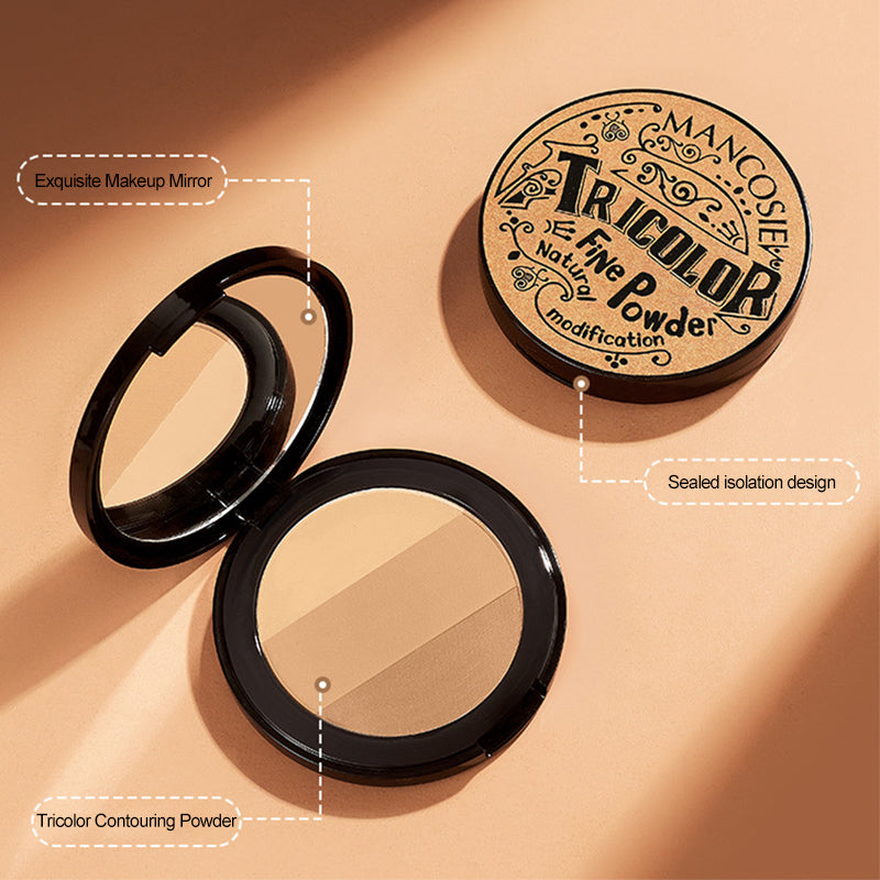 Contour and Highlight Powder Palette, 3 Shades - product detail