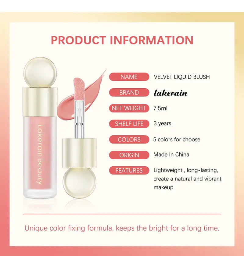 Liquid Blush, Dewy Finish, 5 Shades - product detail