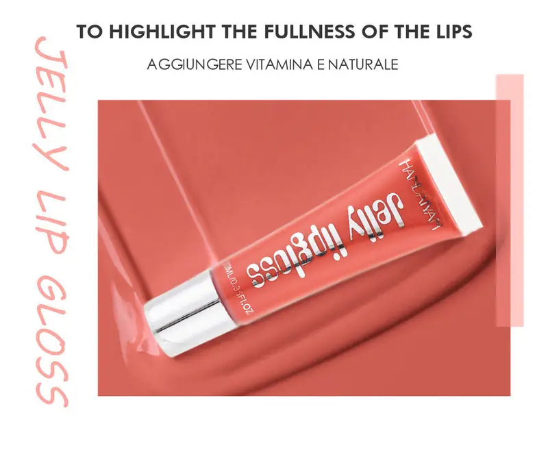 Jelly Lip Gloss, Sheer Glossy Tint, 12 Shades - product detail
