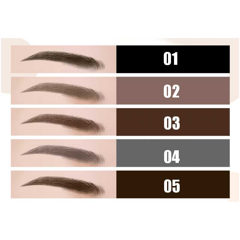 Retractable Eyebrow Pencil with Spoolie, 5 Shades - product detail