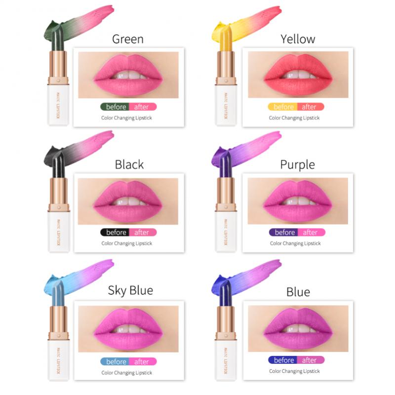 Color-Changing Lipstick Balm, 6 Colors - product detail