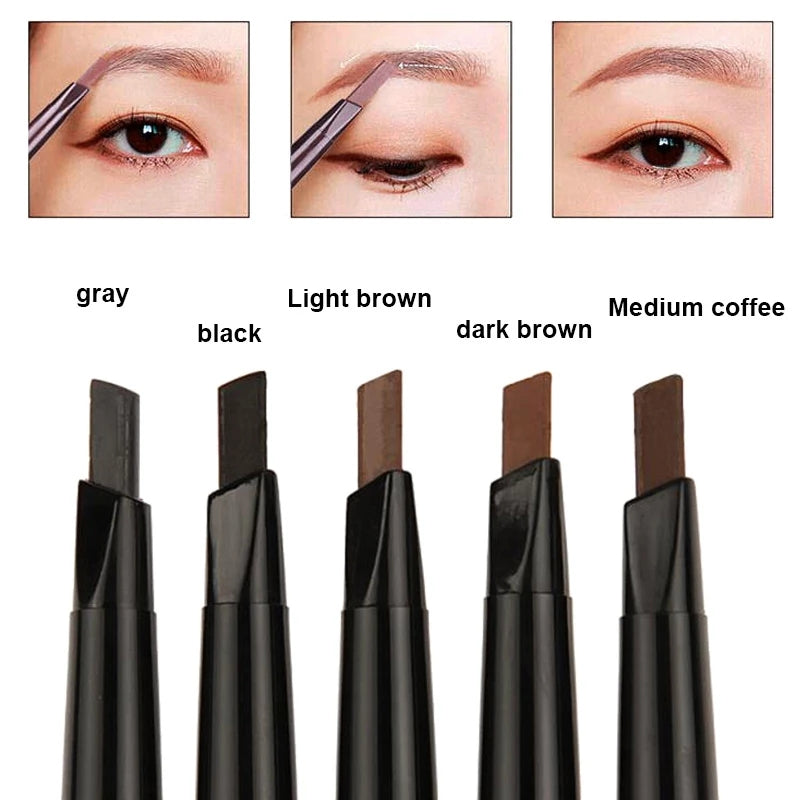 Retractable Eyebrow Pencil with Spoolie, 5 Shades - product detail