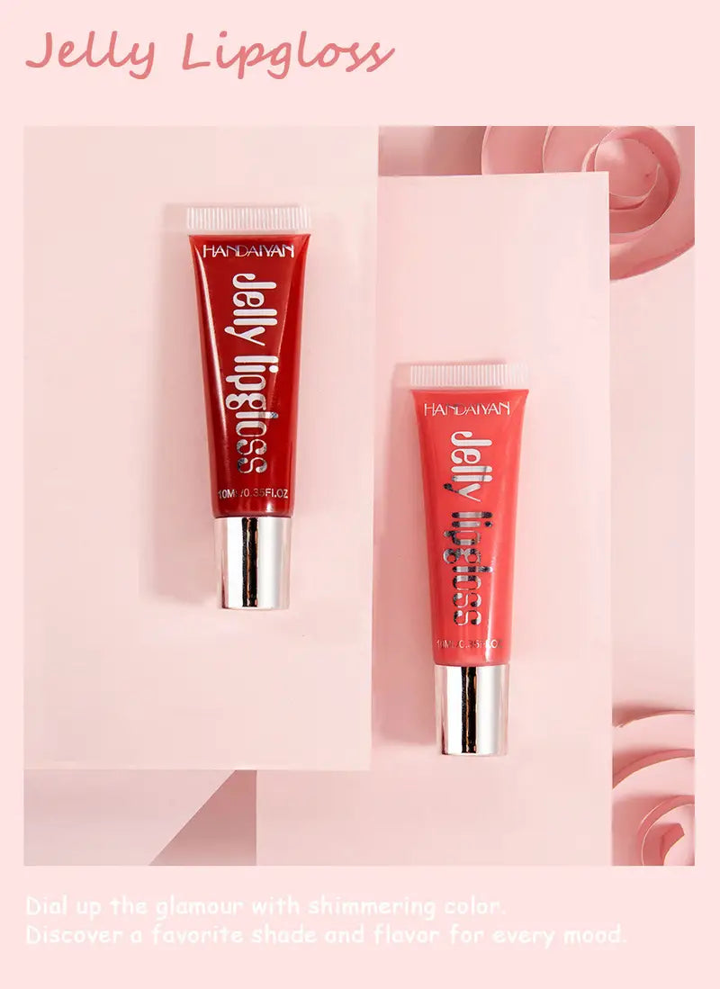 Jelly Lip Gloss, Sheer Glossy Tint, 12 Shades - product detail