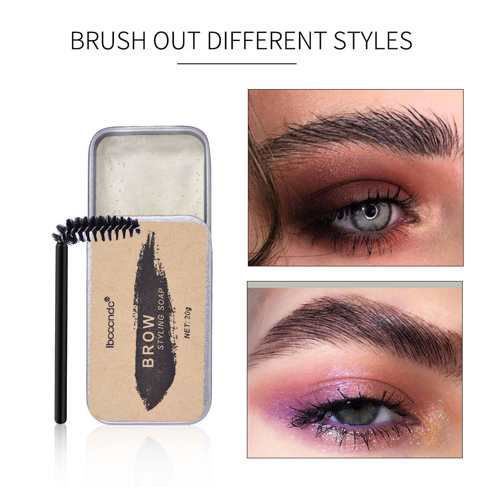 Eyebrow Soap Kit with Brush, Clear Hold - product detail