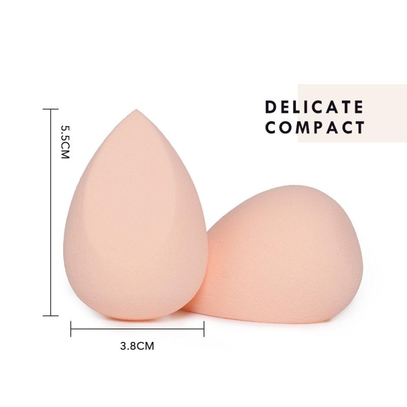 3-Piece Makeup Sponge Set with Heart Case - product detail