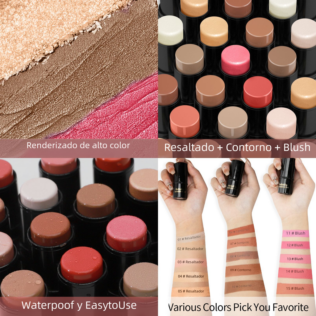 Cream Highlighter Stick, 15 Shades - product detail
