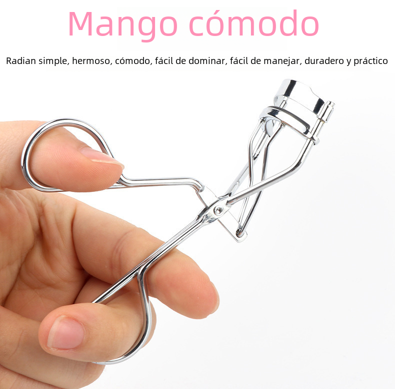 Classic Eyelash Curler, Stainless Steel, Silver or Gold - product detail