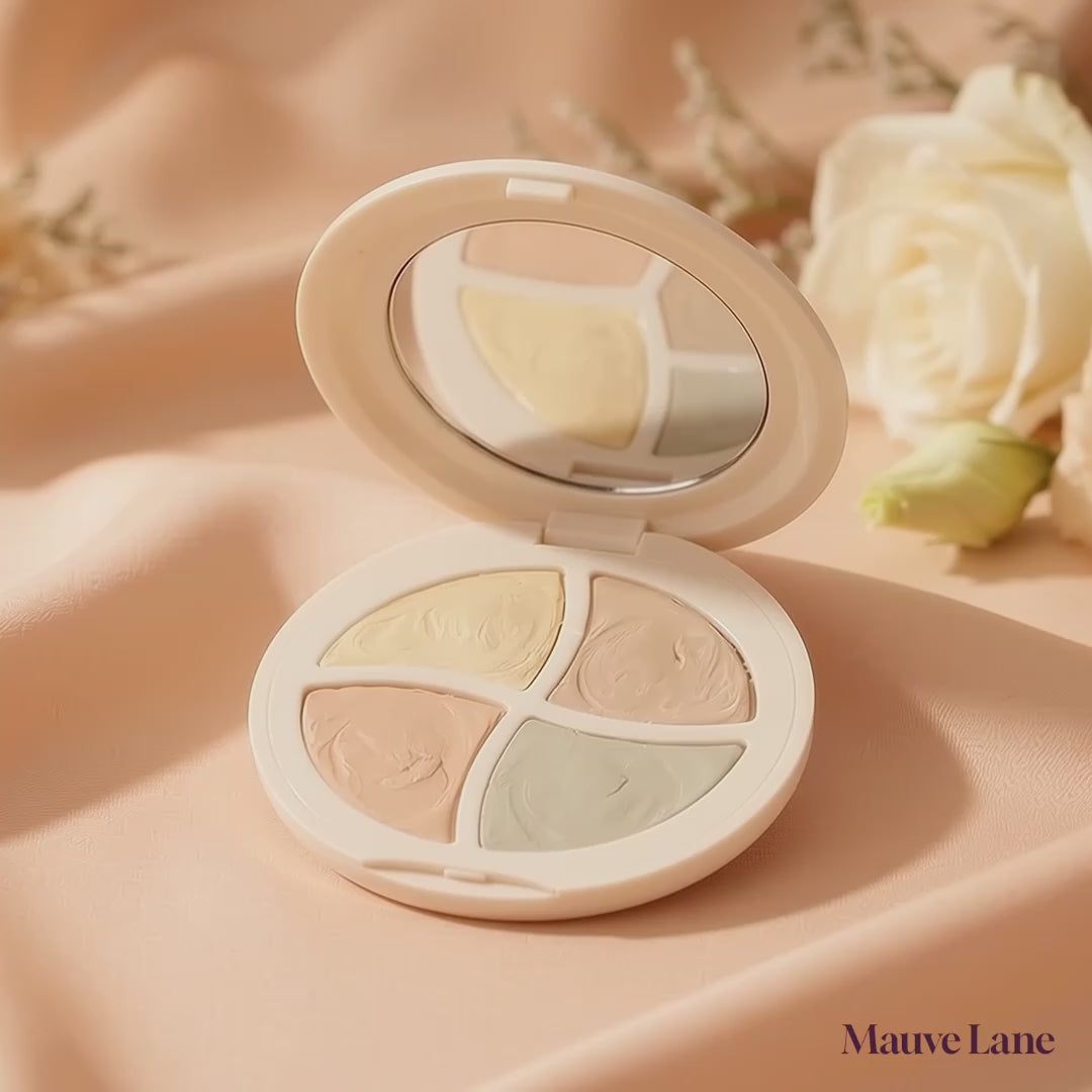 Color Correcting Concealer Palette, 4 Shades - product video