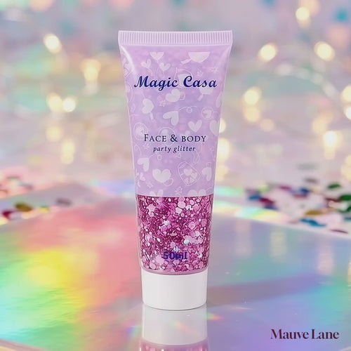 Chunky Glitter Gel for Face and Body, 6 Colors - product video