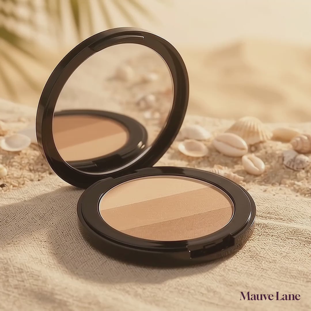 Contour and Highlight Powder Palette, 3 Shades - product video