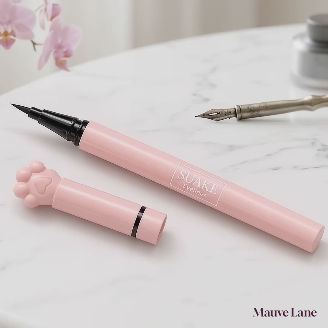 Precision Liquid Eyeliner, Fine Tip, Black or Brown - product video